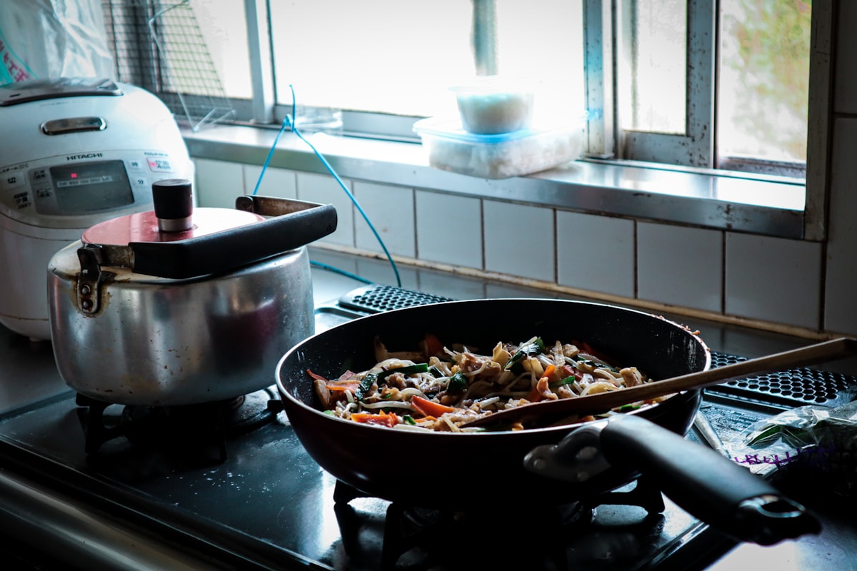 Entspanntes Kochen in der Küche
